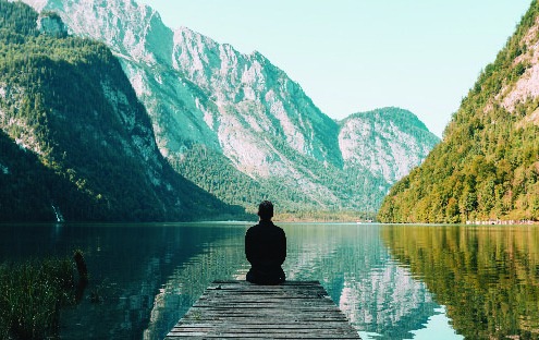 Man Meditating