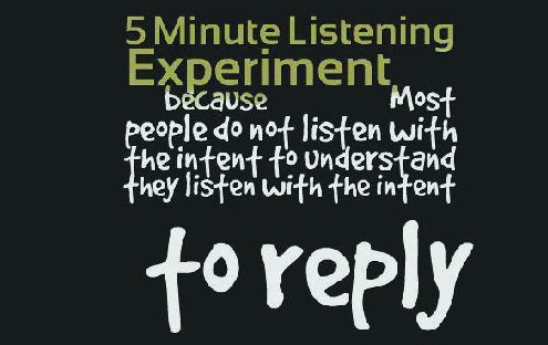 5 Minute Listening Experiment
