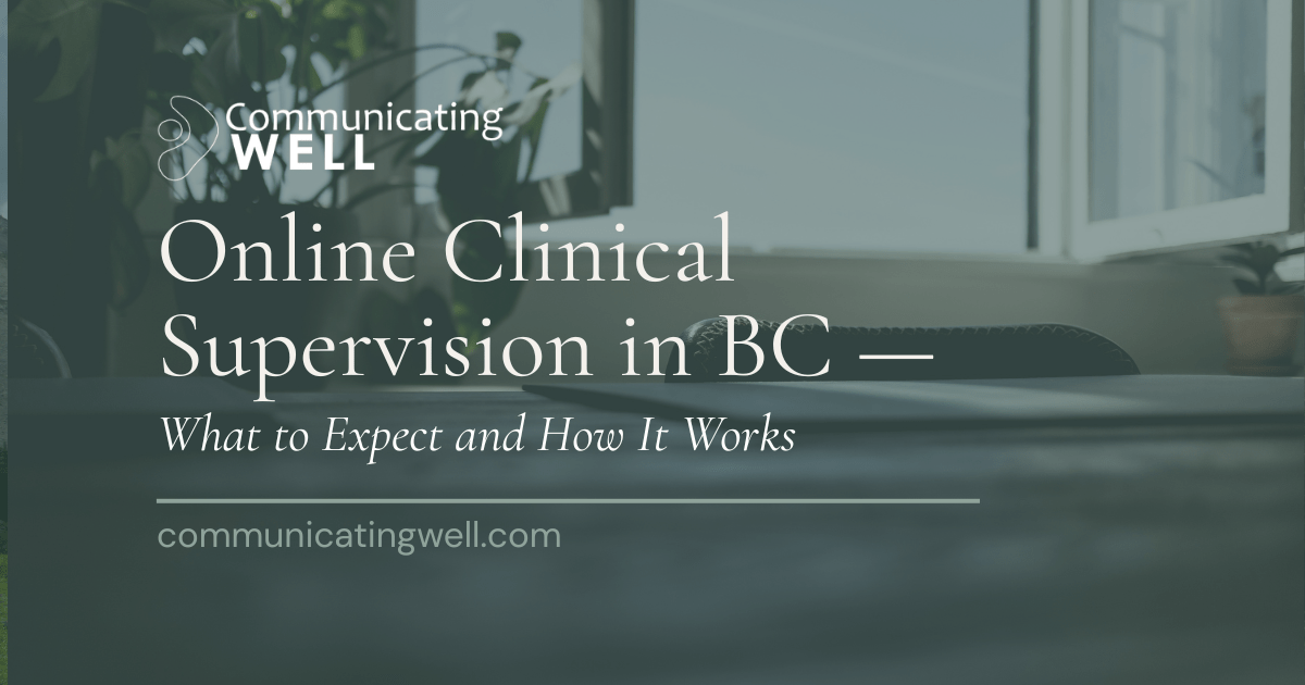 Clinical Supervision Online BC