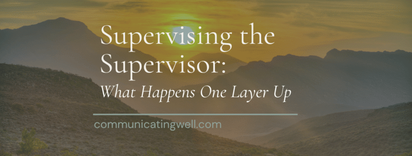 Supervision of Supervision BC