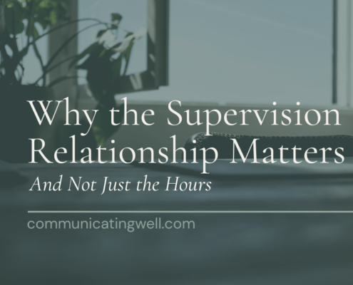 Why the Supervision Relationship Matters