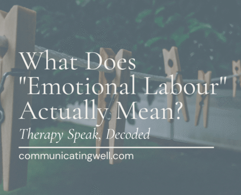 what does emotional labour mean
